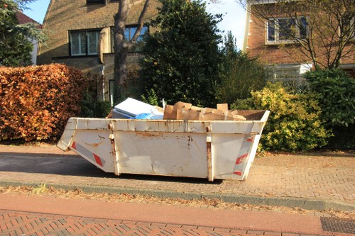 Professional removal service unloading furniture in Notting Hill